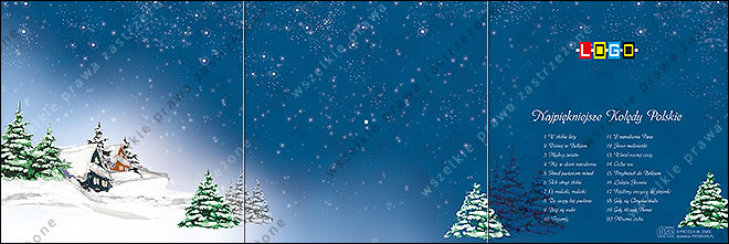 kartki świąteczne z kolędami - CD-karnet - wzór cdkarn_BK-021 rewers