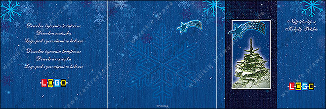 kartki świąteczne z kolędami - CD-karnet - wzór cdkarn_BK-390 awers